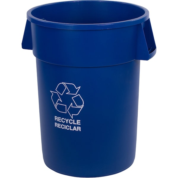 44 gal Trash Can, Blue