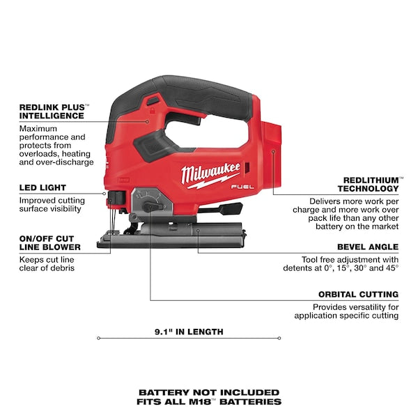 M18 FUEL D-Handle Jig Saw