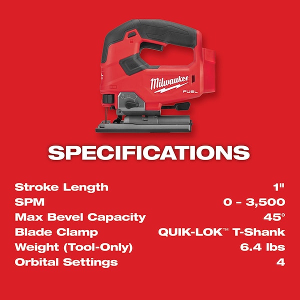 M18 FUEL D-Handle Jig Saw