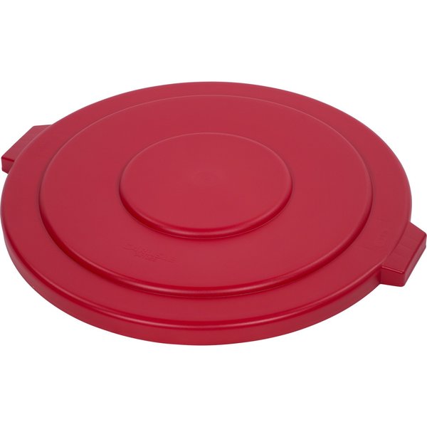 55 Gal Trash Can Lid, Red