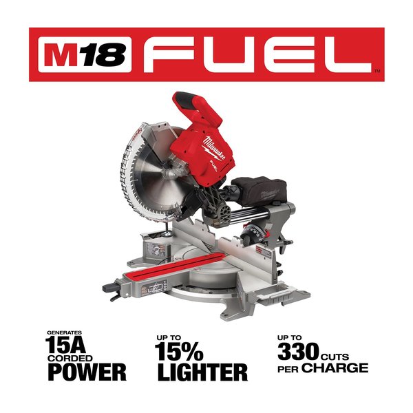 M18 FUEL 12â Dual Bevel Sliding Compound Miter Saw â Tool Only