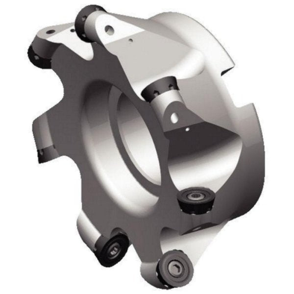 Indexable Face Mill, M100 Series, High Speed Steel, 8.00mm Depth of Cut