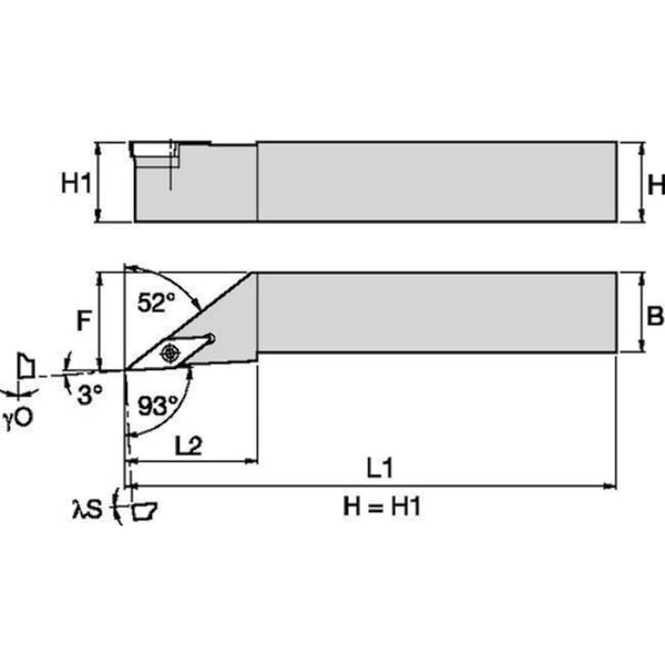 Indexable Toolholder, SVJB,