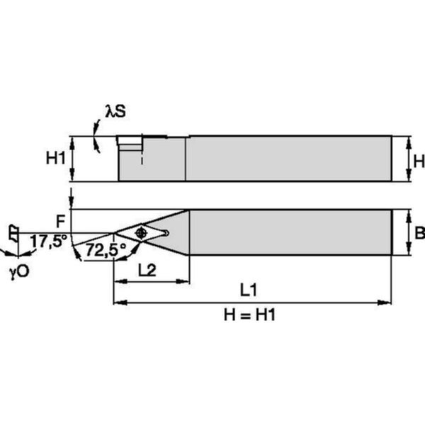 Indexable Toolholder, SVVB,