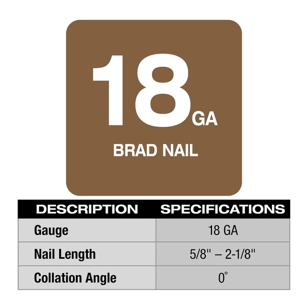 M18 FUEL 18 Gauge Brad Nailer (Tool Only)