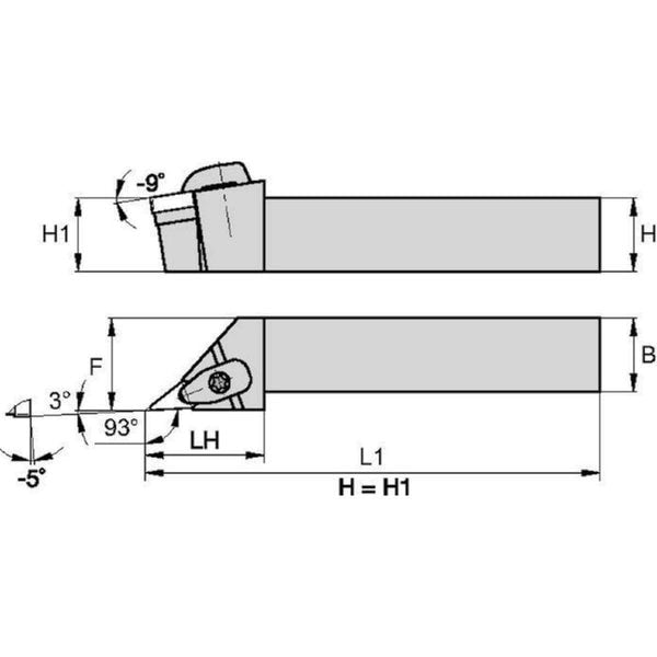 Toolholder, ISO, D-Style Clamping