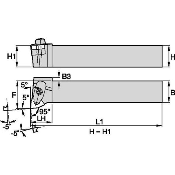 Indexable Toolholder, DWLN,