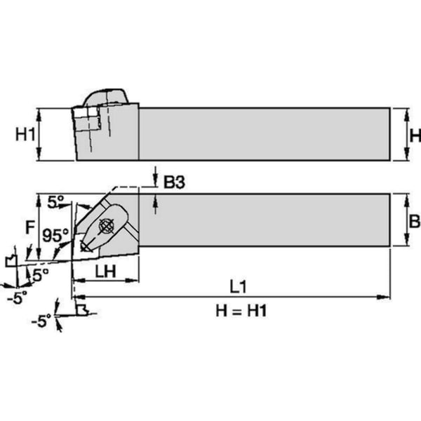 Toolholder, ISO, D-Style Clamping