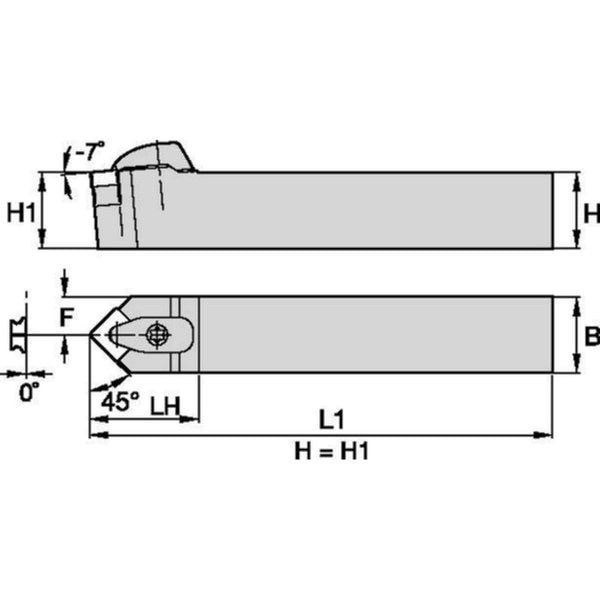 Indexable Toolholder, DSDN,