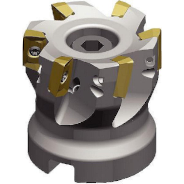 Indexable Face Mill, VSM17 Series, High Speed Steel, 16.10mm Depth of Cut