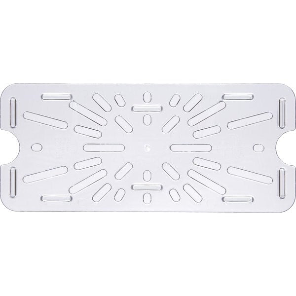 Drain Shelf, Food Pan PC, 1/3, Clr, PK6