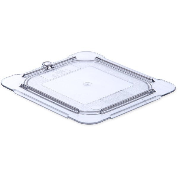 Univ Flat Lid, 1/6 Sz Food Pan PC, Clr, PK6