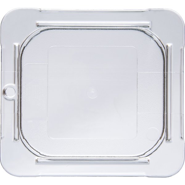 Univ Flat Lid, 1/6 Sz Food Pan PC, Clr, PK6
