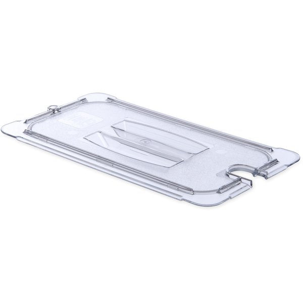 Univ Hndl Notchd Lid, 1/3 Food Pan, Cl, PK6