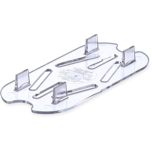 Drain Grate, Food Pan PC, 1/9, Clr, PK6