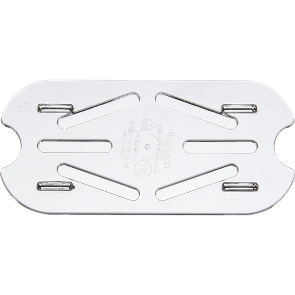 Drain Grate, Food Pan PC, 1/9, Clr, PK6