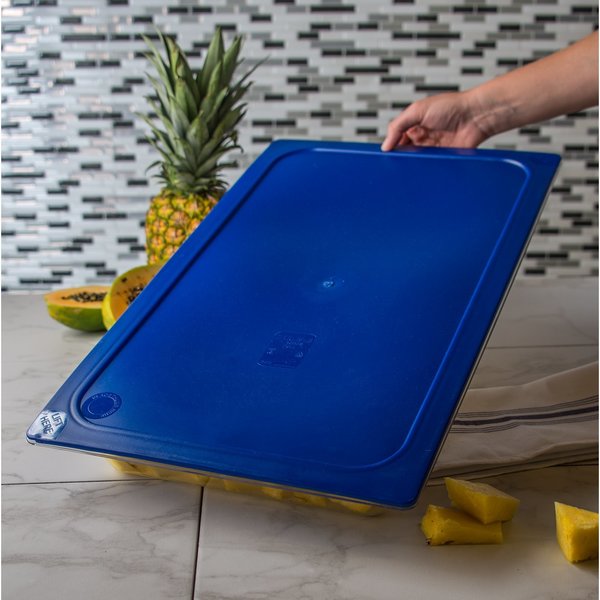 Full Food Pan Lid, Dark Blue, PK6