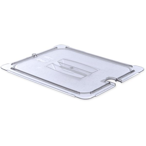 Univ Hndl Notchd Lid, 1/2 Food Pan, Cl, PK6