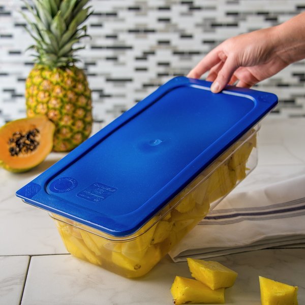 Lid, Food Pan, 1/3, Dark Blue, PK6