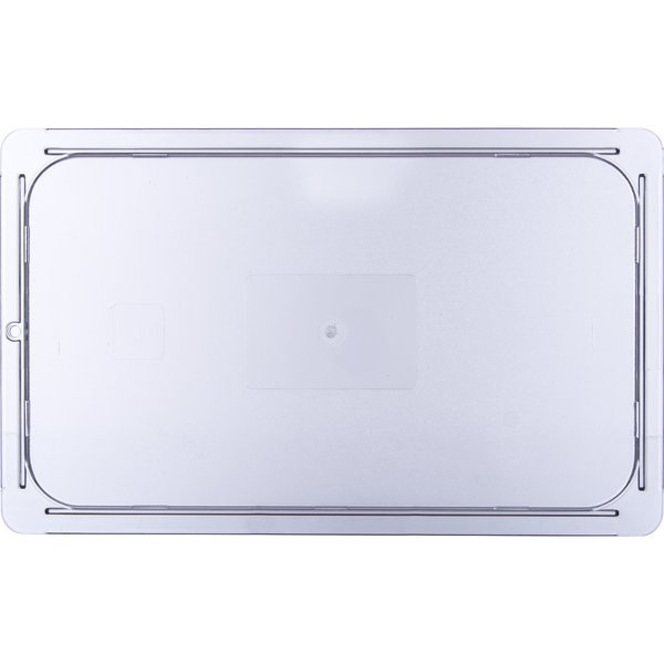 Univ Flat Lid, Full Sz Food Pan PC, Cl, PK6