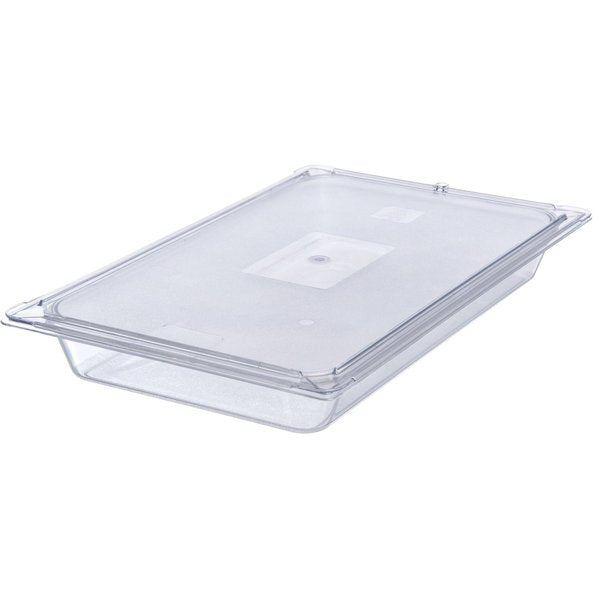 Univ Flat Lid, Full Sz Food Pan PC, Cl, PK6