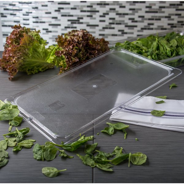 Univ Flat Lid, Full Sz Food Pan PC, Cl, PK6