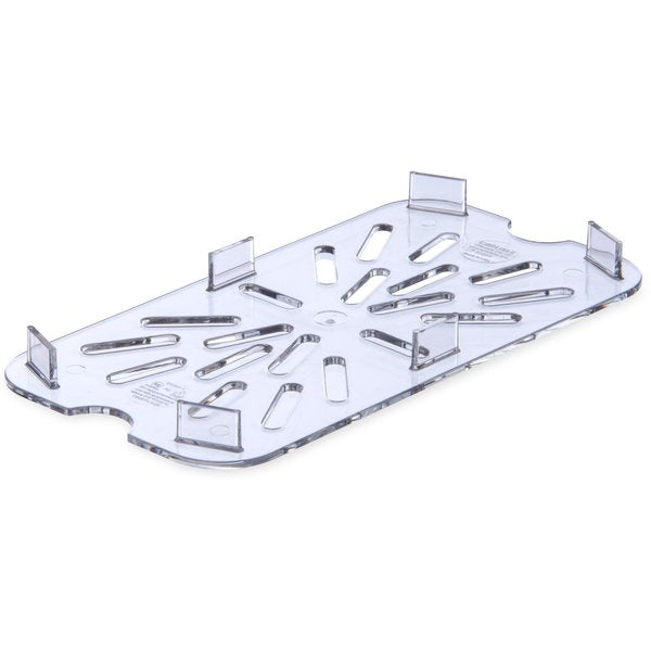 Drain Grate, Food Pan PC, 1/4, Clr, PK6
