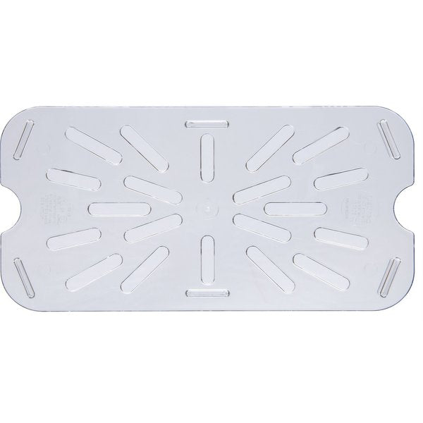 Drain Grate, Food Pan PC, 1/4, Clr, PK6