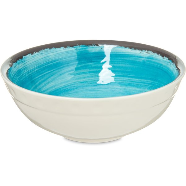 Melamine Small Bowl, 17 oz., Aqua, PK12