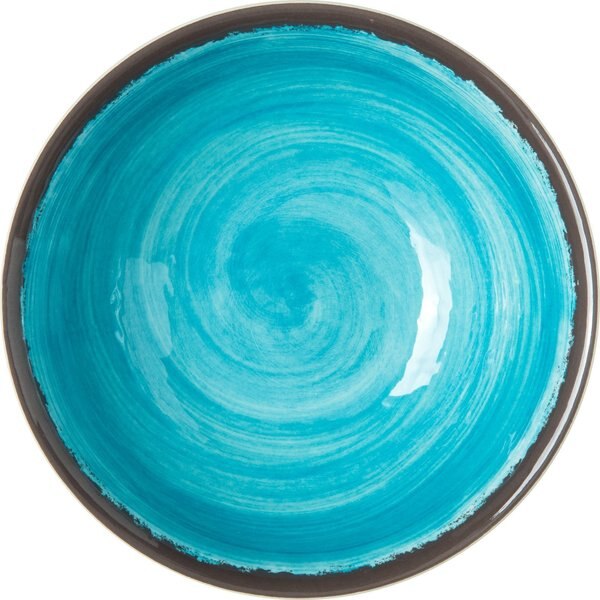 Melamine Small Bowl, 17 oz., Aqua, PK12