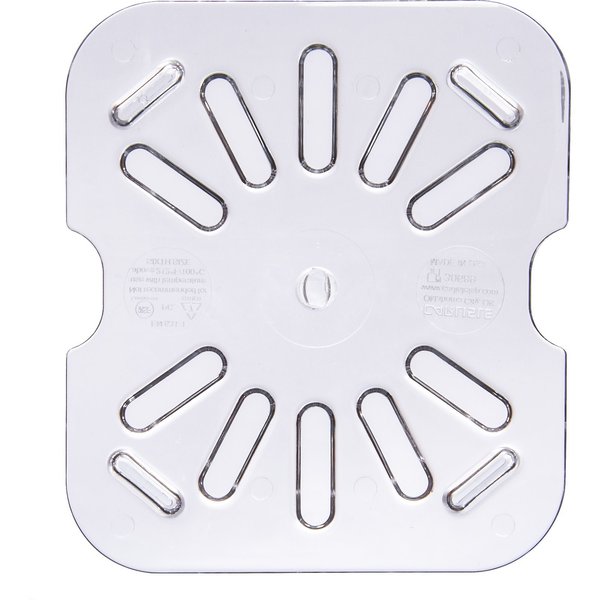 Drain Grate, Food Pan PC, 1/6, Clr, PK6