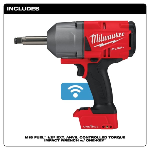 M18 FUEL Â½â Ext. Anvil Control Torque Impct Wrnch w/ONE-KEY(Tool Only)