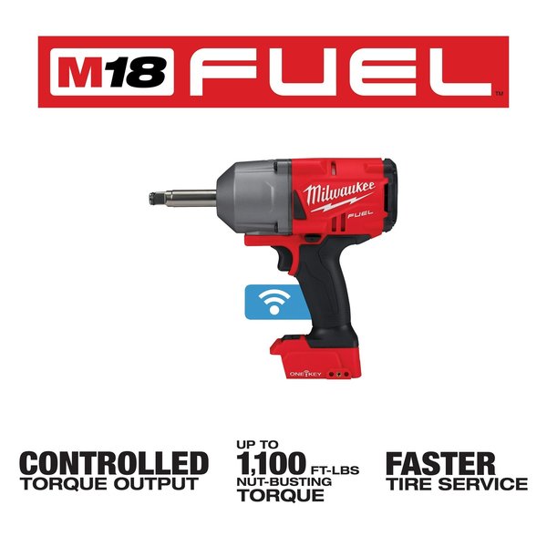 M18 FUEL Â½â Ext. Anvil Control Torque Impct Wrnch w/ONE-KEY(Tool Only)