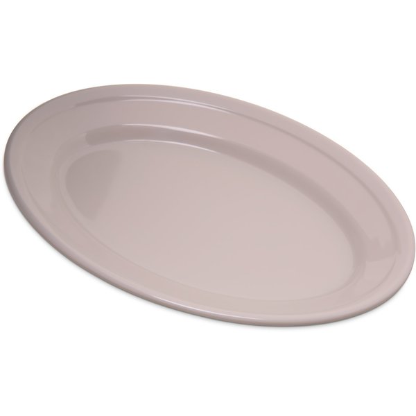 Mlmn Ovl PlatterTray, 9.25x6.25, Bone, PK24