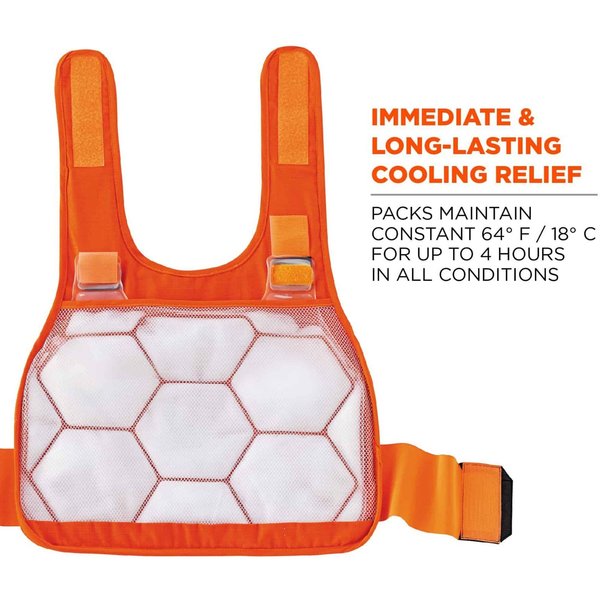 L/XL Cooling Vest, Orange
