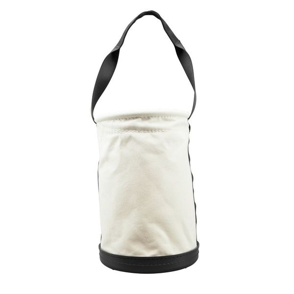 Bucket, #6 Canvas, Black Molded Polypropylene (Bottom), Off- White
