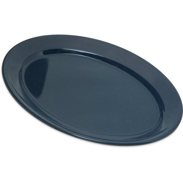 Mlmn Ovl Platter Tray, 12x8.5, Blue, PK24