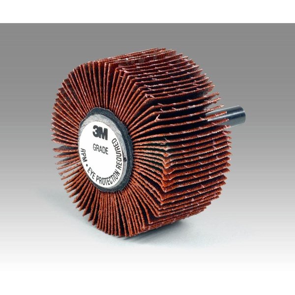 Flap Wheel Type 83 747D, 1inx1inx1/4 in P120 X-weight, 10/pk
