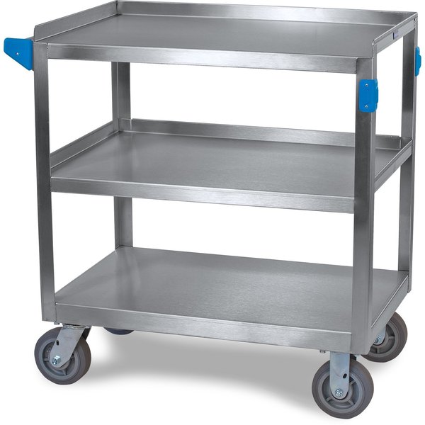 SS Utility Cart, 3 Shelf, 700 lb., 21x33