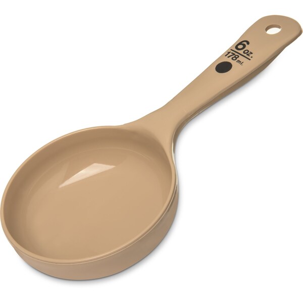 Solid Short Handle, 6 oz., Beige, PK12