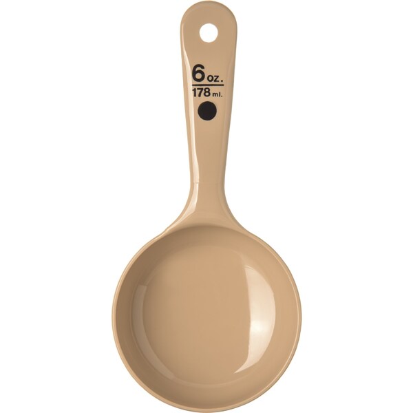 Solid Short Handle, 6 oz., Beige, PK12