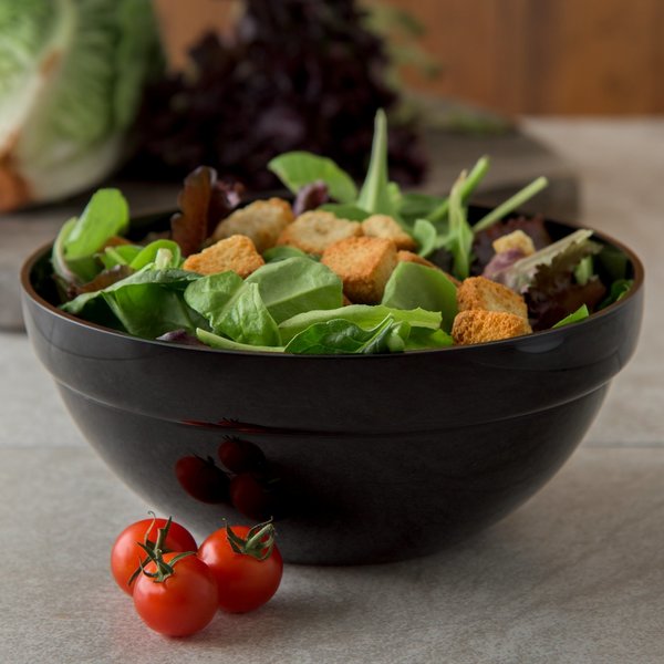 Stack Bowl, 3 qt., Blk, PK4