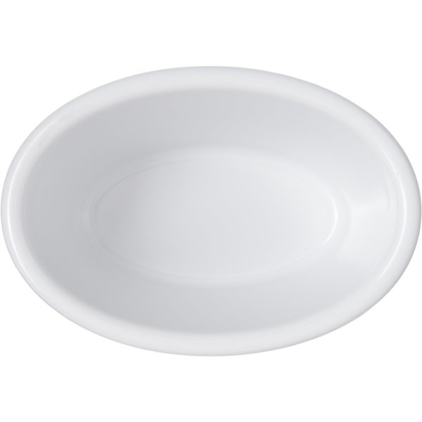 Mlmn Smooth Ovl Ramekin, 4 oz., Wt, PK48