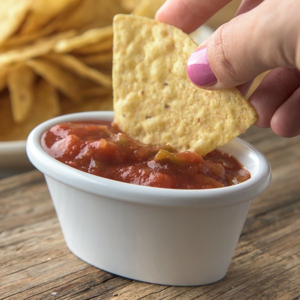 Mlmn Smooth Ovl Ramekin, 4 oz., Wt, PK48
