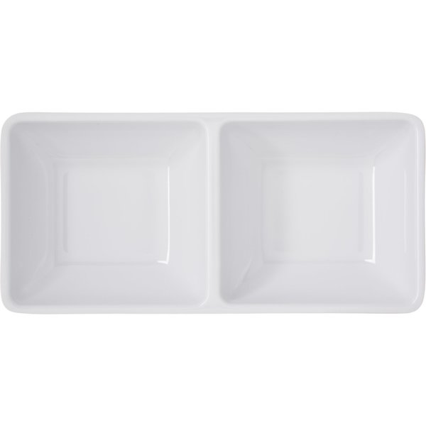 Melamine Dbl Sqr Ramekin, 2 oz., Wt, PK24