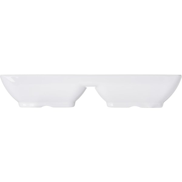 Melamine Dbl Sqr Ramekin, 2 oz., Wt, PK24