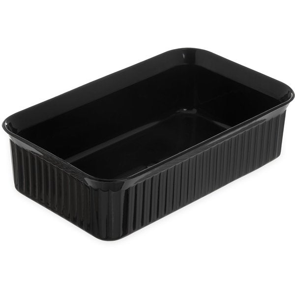 Rect Crock, 5 lb., Blk, PK12