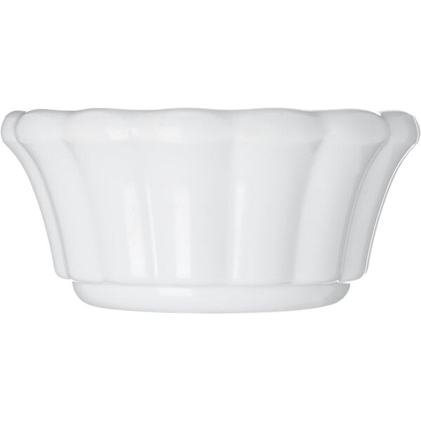 Melamine Scalloped Ramekin, 2 oz., Wt, PK48