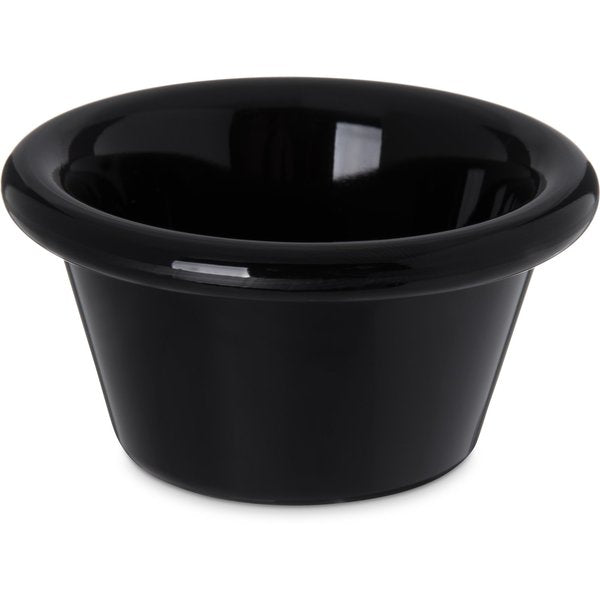 SAN Smooth Ramekin, 2 oz., Blk, PK48