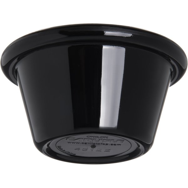 SAN Smooth Ramekin, 2 oz., Blk, PK48